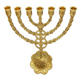 Candelabro Castical Menorah Dourado