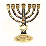 Candelabro Menorah Judaico Preto