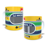 Caneca Ayrton Senna Formula