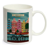 Caneca Branca Vintage Cartaz