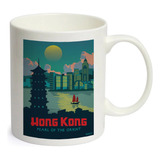 Caneca Branca Vintage Cartaz