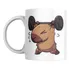 Caneca Capivara Fitness Estilo E Força Dia A Dia Cerâmica