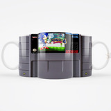 Caneca Cartucho Snes Game Retro Colecionável Perfeita