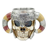 Caneca Caveira Chifre Chopp