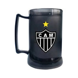 Caneca Cerveja Gel Escudo Atlético Mineiro Fumê 400 Ml