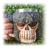 Caneca Chopp Caveira Rock