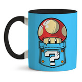 Caneca Cogumelo Super Mario