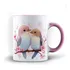 Caneca Color Xicara Pássaro Amor De Passarinho 24