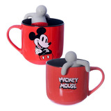 Caneca Com Infusor De Chá Disney Mickey Mouse Zona Criativa 