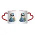 Caneca Coração Espirita Imagem De Chico Xavier Autógrafo