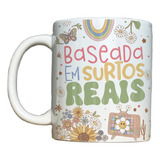 Caneca De Cerâmica Personalizada - 325ml - Branca