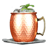 Caneca De Cobre Puro 500 Ml Sem Verniz Para Ayurveda Império Do Cobre