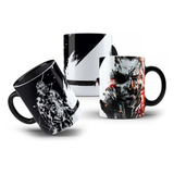 Caneca De Porcelana Metal