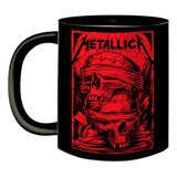 Caneca De Porcelana Metallica