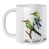 Caneca De Porcelana Passaros