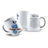 Caneca De Porcelana Passaros