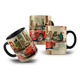 Caneca De Porcelana Porsche