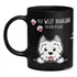 Caneca Dog - Meu West Highland, Melhor Pessoa! - Preta