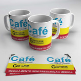 Caneca Engracada Cafe Remedio