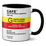 Caneca Engracada Cafe Remedio