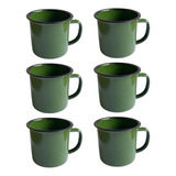 Caneca Esmaltada 350ml Verde