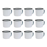 Caneca Esmaltada Xicara Cafe