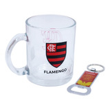 Caneca Flamengo Vidro Com