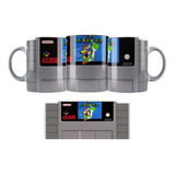 Caneca Gamer Cartucho Fita Snes Video Game Café Chá Present