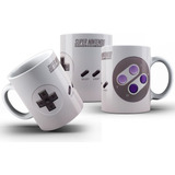 Caneca Gamer Controle Fita Snes Video Game Café Chá Present