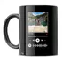 Caneca Interativa Spotify Preta Com Foto Personalizada