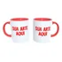 Caneca Interior E Alça Colorida Personalizada Com Foto Frase