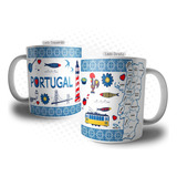 Caneca Mapa De Portugal
