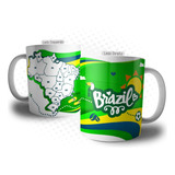 Caneca Mapa Do Brasil