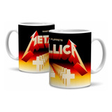 Caneca Metallica Master Of Puppets Exclusiva Personalizada Branco