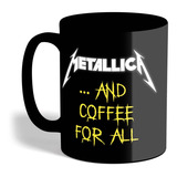 Caneca Metallica Preta Metallica