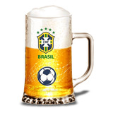 Caneca P/ Cerveja/chopp Seleção Brasil Hexa Copa 2022 500ml