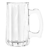 Caneca Para Cerveja Chopp Beer Mug Em Vidro 350ml A13,8cm