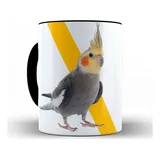 Caneca Passaro Calopsita Ceramica