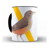Caneca Passaro Rolinha Roxa