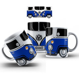 Caneca Personalizada Kombi Azul