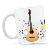 Caneca Personalizada Porcelana Instrumentos Musicais Present