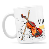 Caneca Personalizada Porcelana Instrumentos Musicais Present