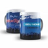 Caneca Personalizada Rock In Rio Azul 40 Anos 2024 Presente 325 Ml