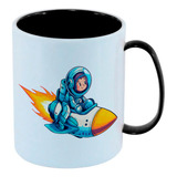 Caneca Plastico Preta Sf1
