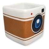Caneca Polaroid Instagram 3d Cubo Câmera Retrô Branca 350 Ml