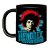 Caneca Porcelana Clássicos Rock Anos 60 Jimi Hendrix Guitar