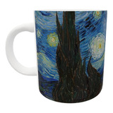 Caneca Porcelana Pintura Noite