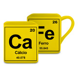 Caneca Porcelana Quadrada 220ml