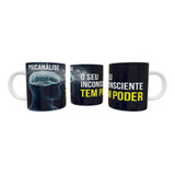 Caneca Profissao Psicanalise Frase