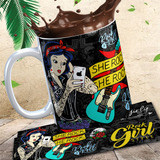 Caneca Rock Girl Style